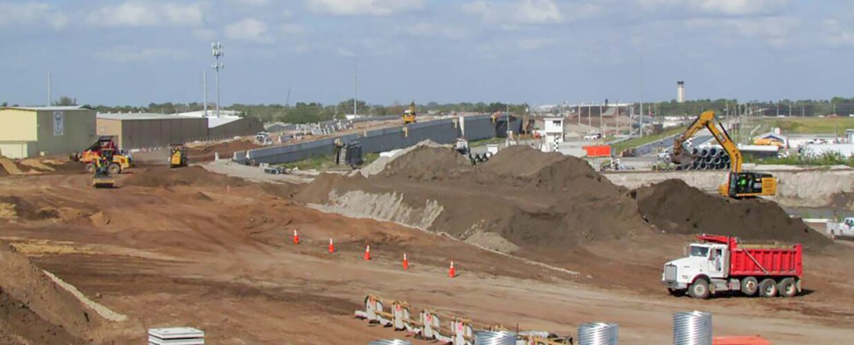 land development for Gateway Expressway construction