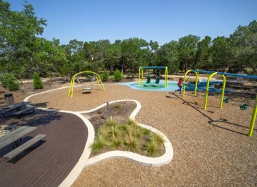 playground landscape architecture Leander Lake Park