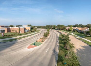 wide view of North Colony Boulevard