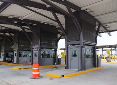 tollway station booths Anzalduas NB Ln Extension