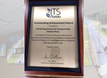 Outstanding Achievement Award ITS Florida for District 3 project