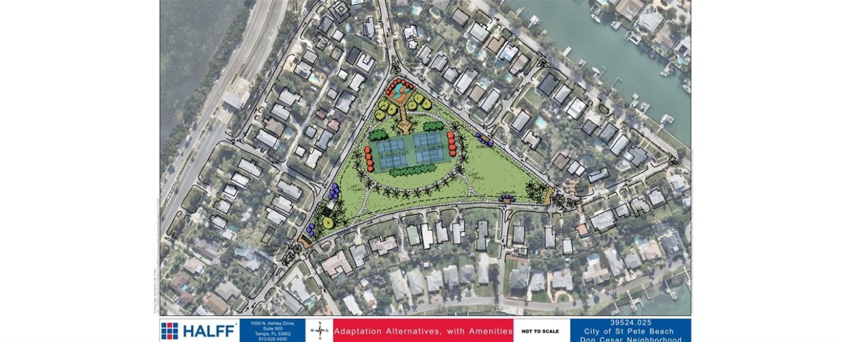 St Pete Beach resilience adaptation alternatives map
