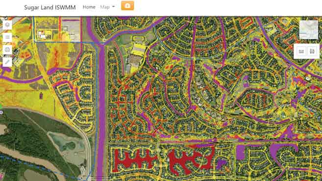 Sugar Land ISWMM Map