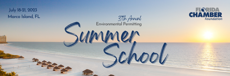 Florida environmental permitting summer school 2023 banner