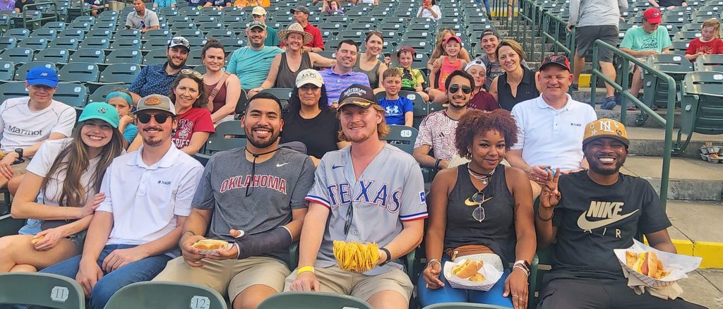 Halff team from Frisco and Richardson watching Roughriders baseball game