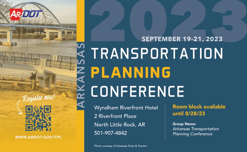 ARDOT Transportation Planning Conference 2023 banner