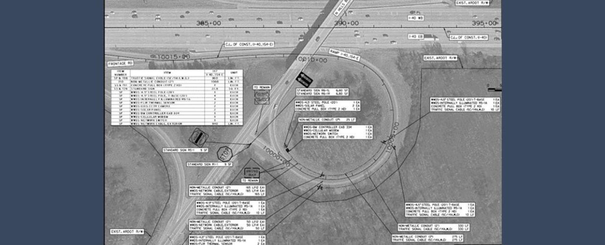 black and white map for AR Wrong Way Detection Halff project