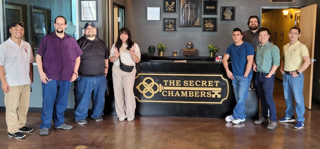 Forth Worth team at Escape Room