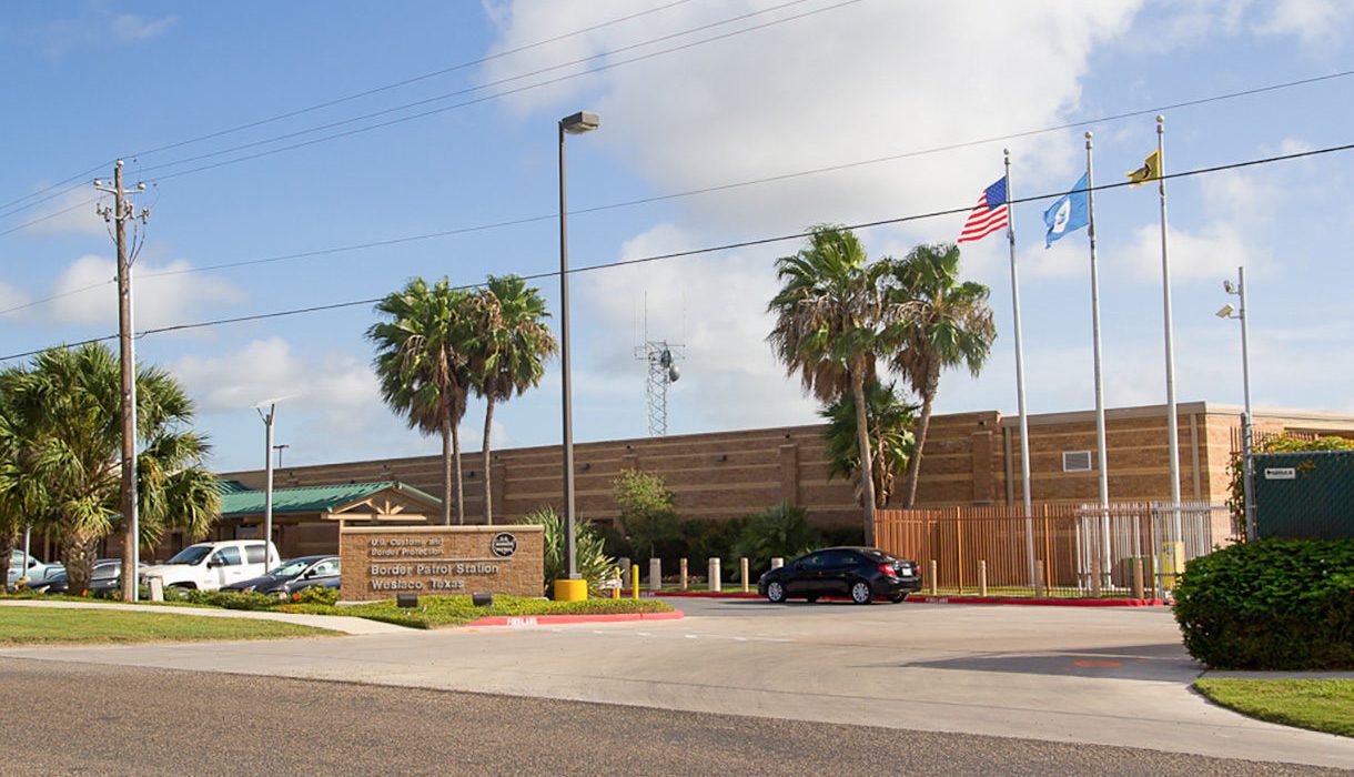 Weslaco U.S. Border Patrol Station exterior during the day
