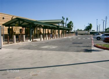Side view of Weslaco U.S. Border Patrol Station