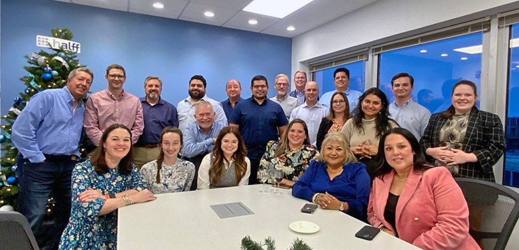 Leadership team visit at Halff's Corpus Christi office