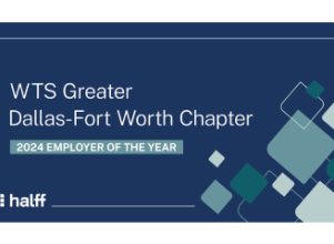 Employer of the Year 2024 Halff graphic award Greater Dallas-Fort Worth Chapter