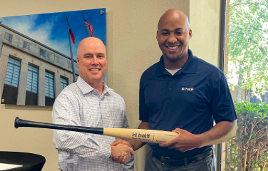 Civil Engineer Grant Russell Awarded Halff’s Home Run Award - Halff