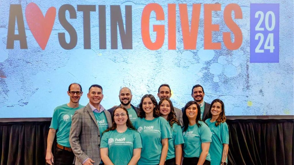 Group from Austin at the Austin Gives 2024 Awards for HCI 