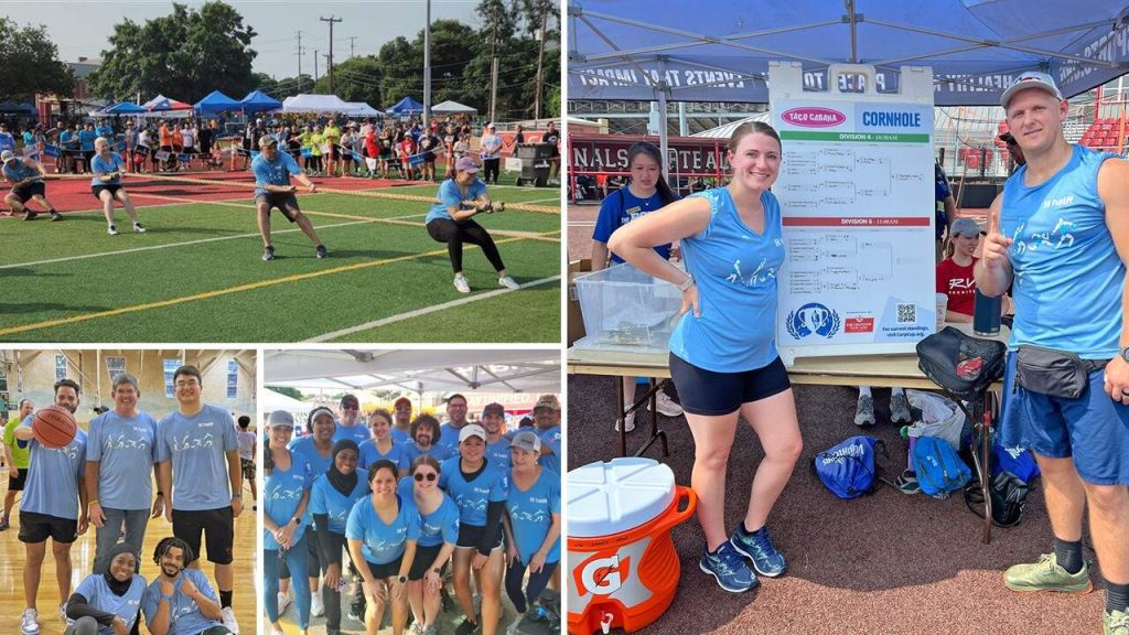 Collage of San Antonio Corporate Cup activities